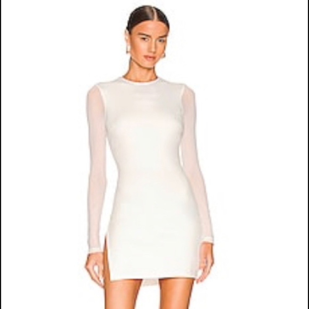 Super down Nia body con dress